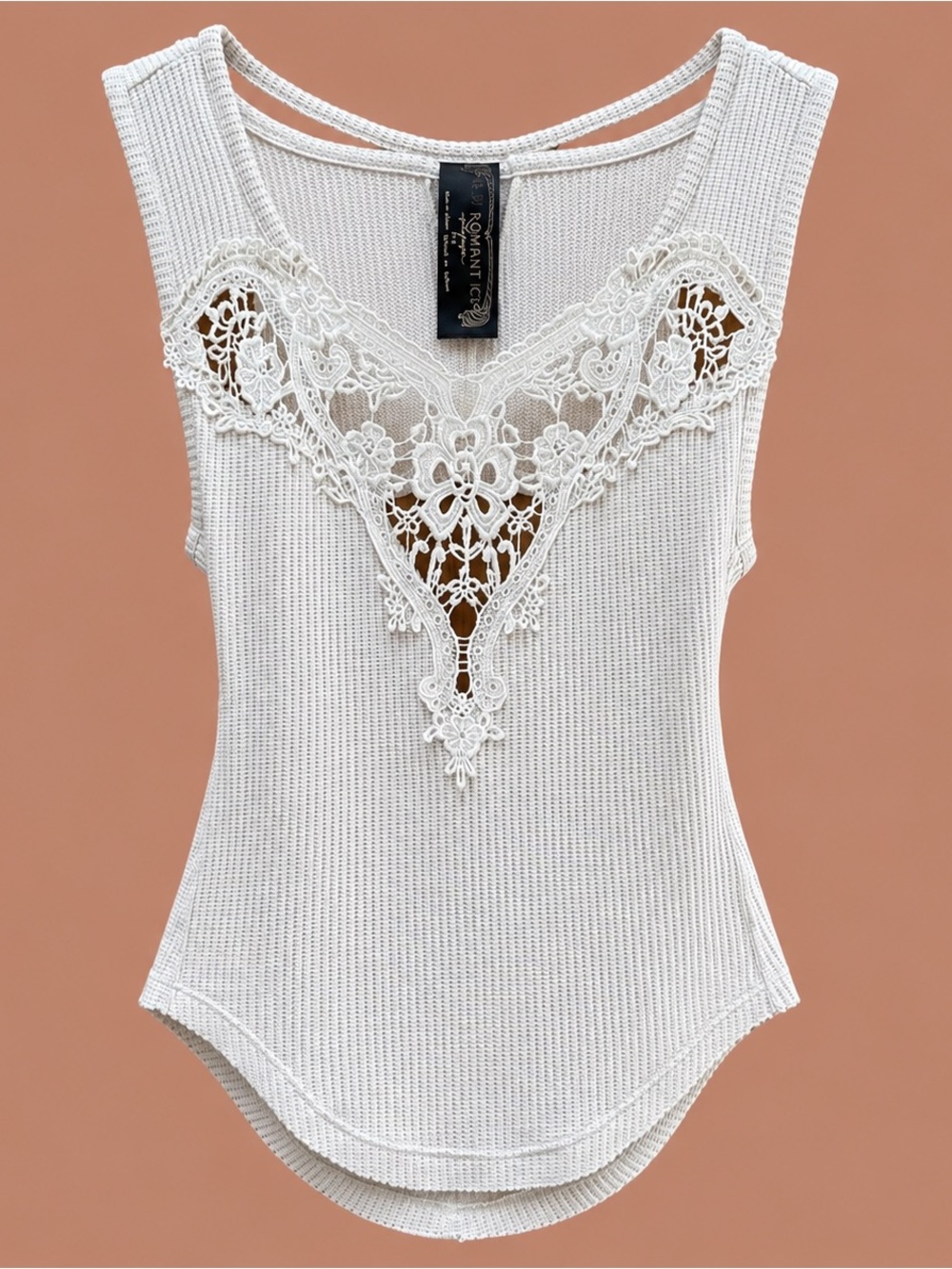 Soo Unique ~ Free People Romantics Coco Tank in Cream - M